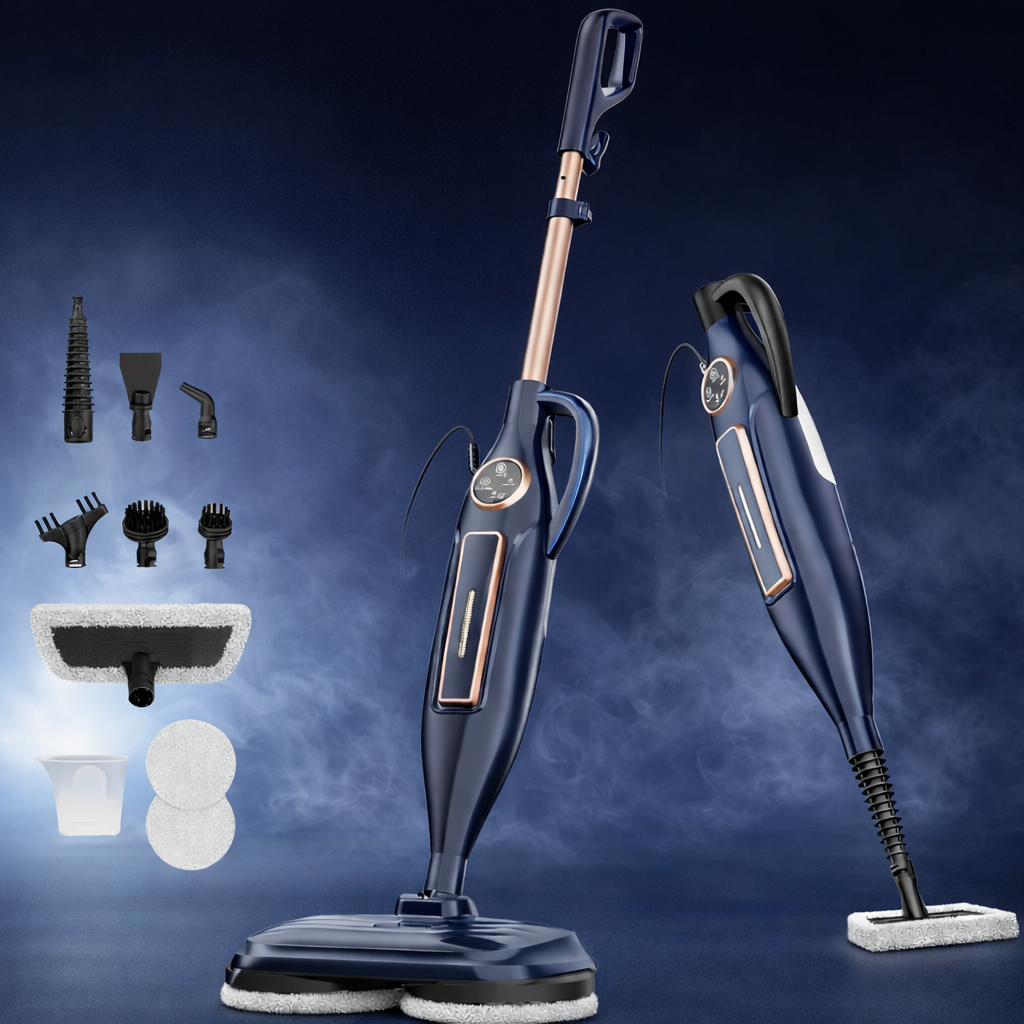 TurboSteam™ – Intelligenter Dampfreiniger 10-in-1 mit rotierenden Pads 130°C