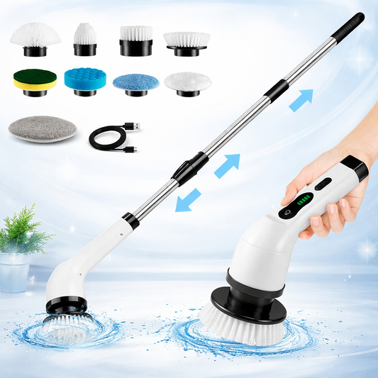 CleanMaster™ – Multifunktionale elektrische Reinigungsbürste 9in1 mit leistungsstarkem Motor